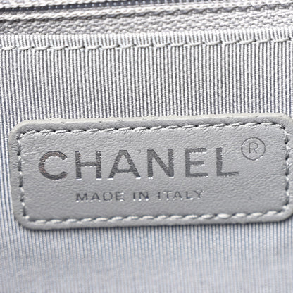Chanel Calfskin Double Stitch Large Boy Flap Black 6 of 10