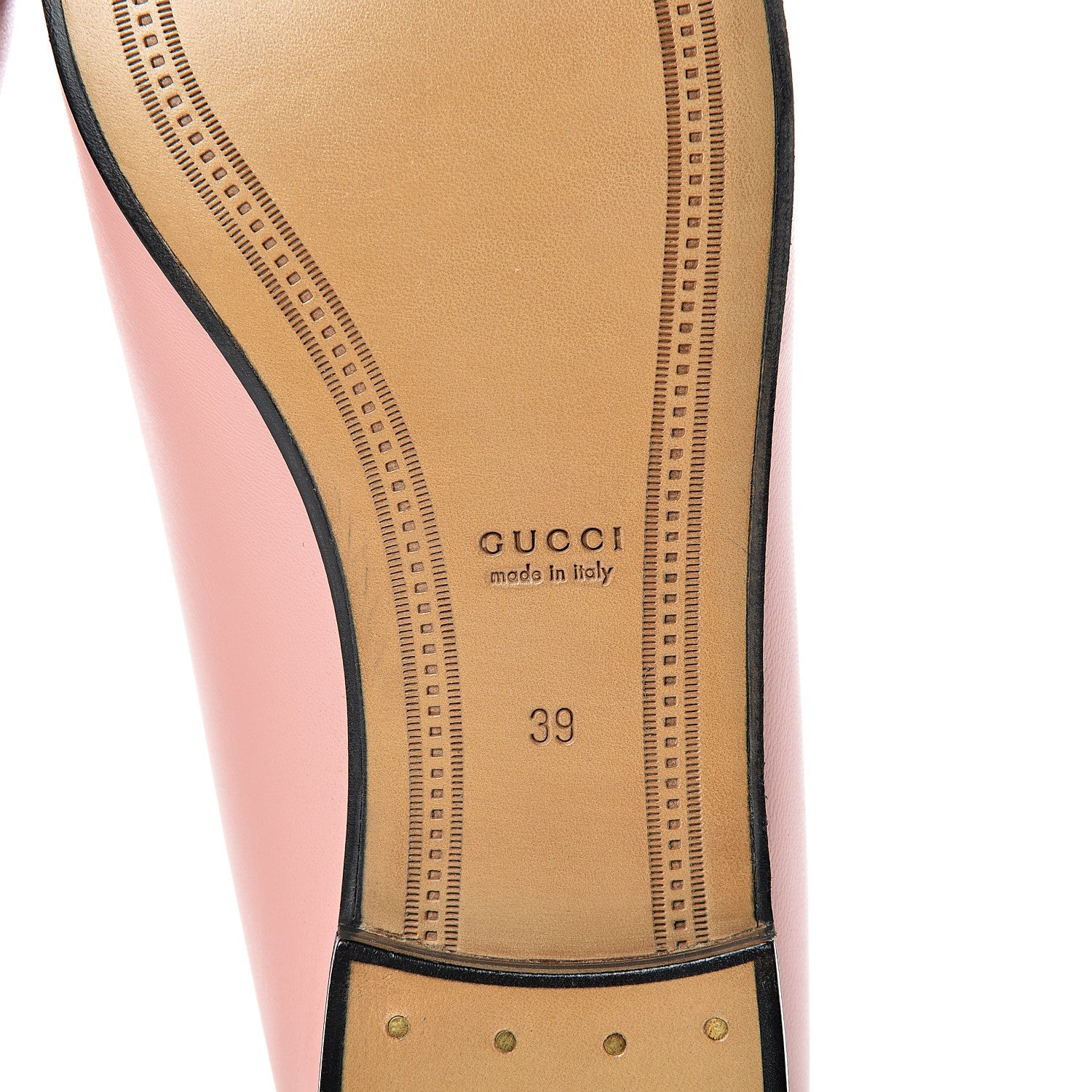 Gucci Lambskin Womens Brixton Horsebit Loafers 39 Perfect Pink 6 of 8