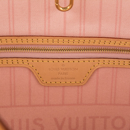 Louis Vuitton Damier Azur Neo Neverfull MM Rose Ballerine 6 of 8