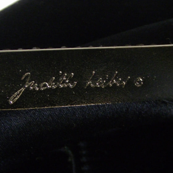Judith Leiber Satin Evening Bag Navy 9 of 10