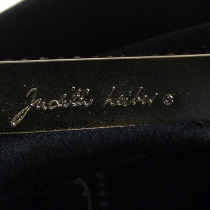 Judith Leiber Satin Evening Bag Navy 9 of 10