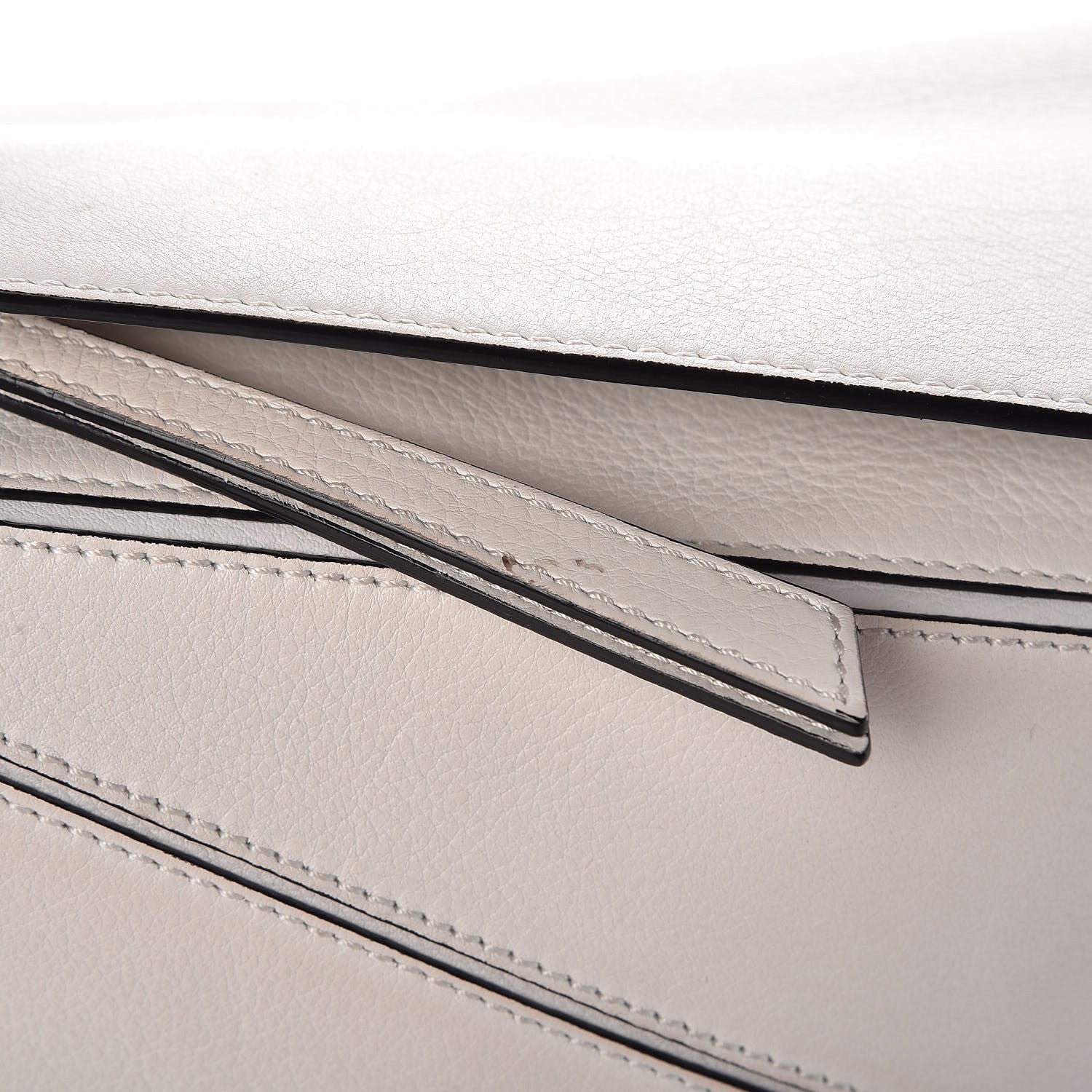 Loewe Calfskin Small Puzzle Bag White 11 of 13
