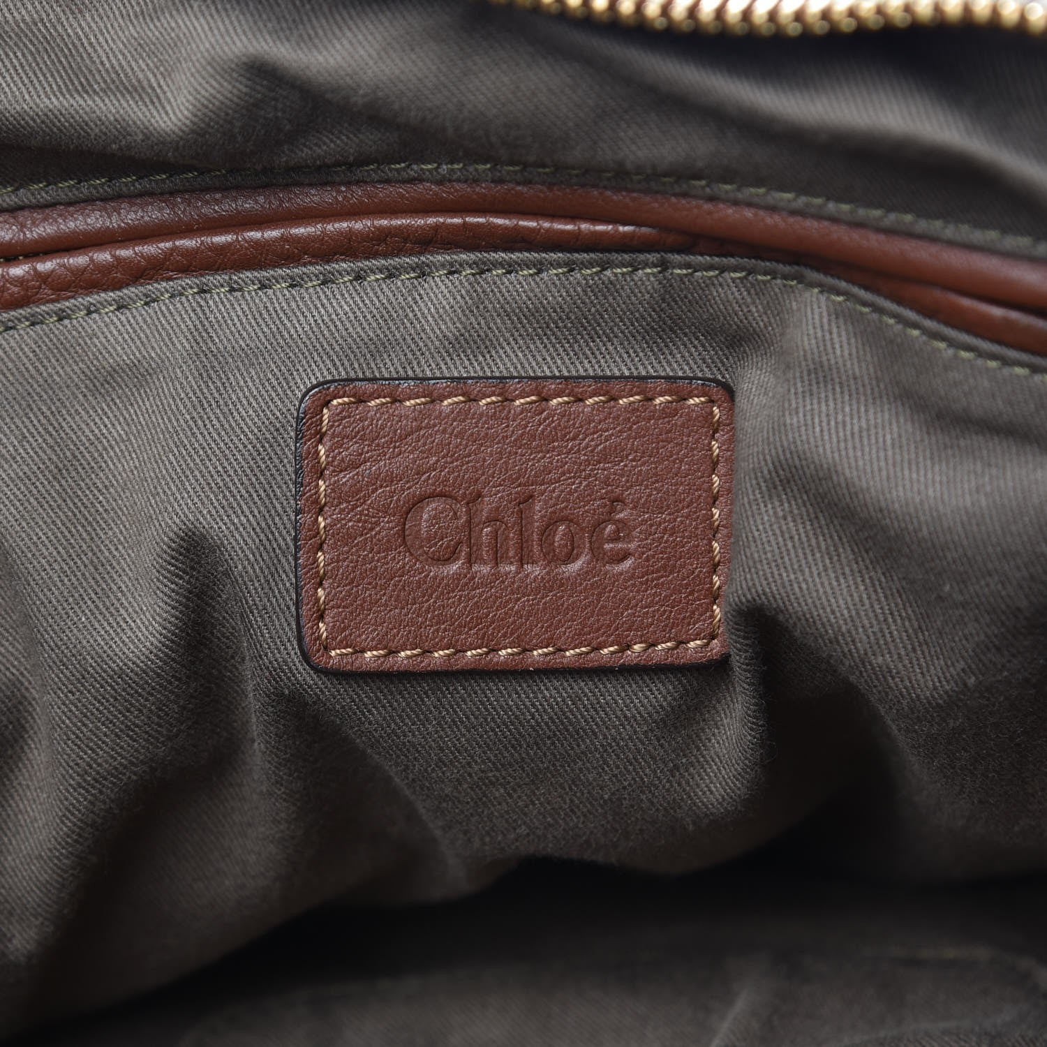 Chloe Calfskin Medium Marcie Satchel Ebony 7 of 10