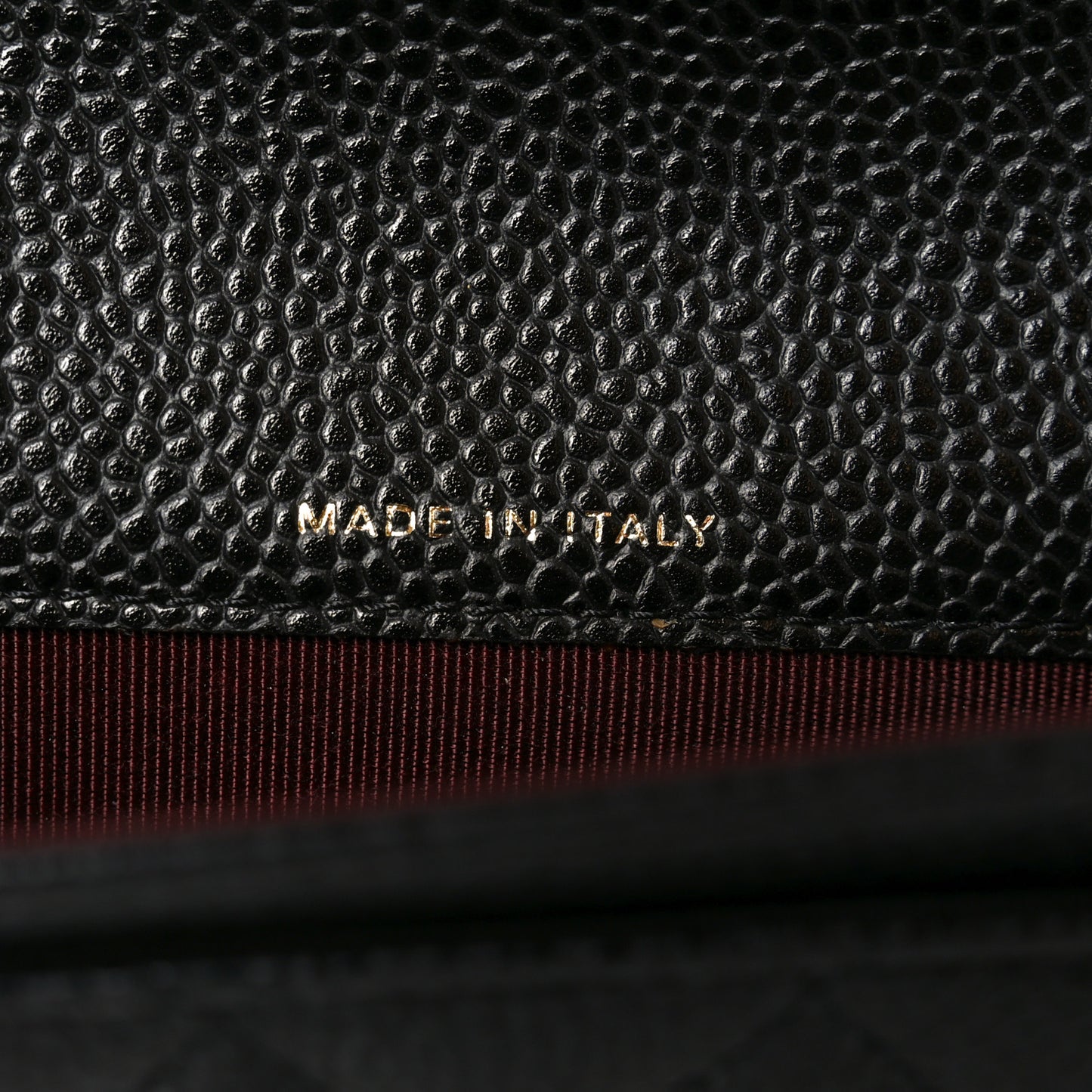 Caviar Quilted Flap Card Holder Black
