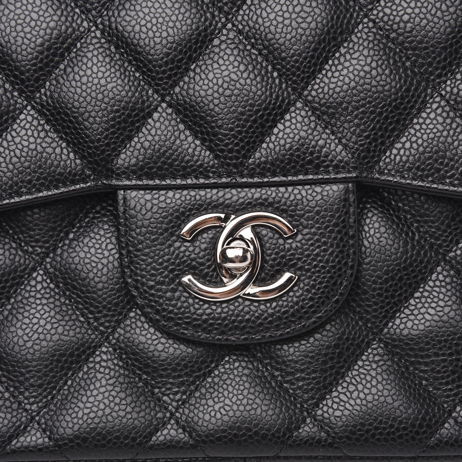 Chanel Caviar Quilted Jumbo Double Flap Black 10 of 10