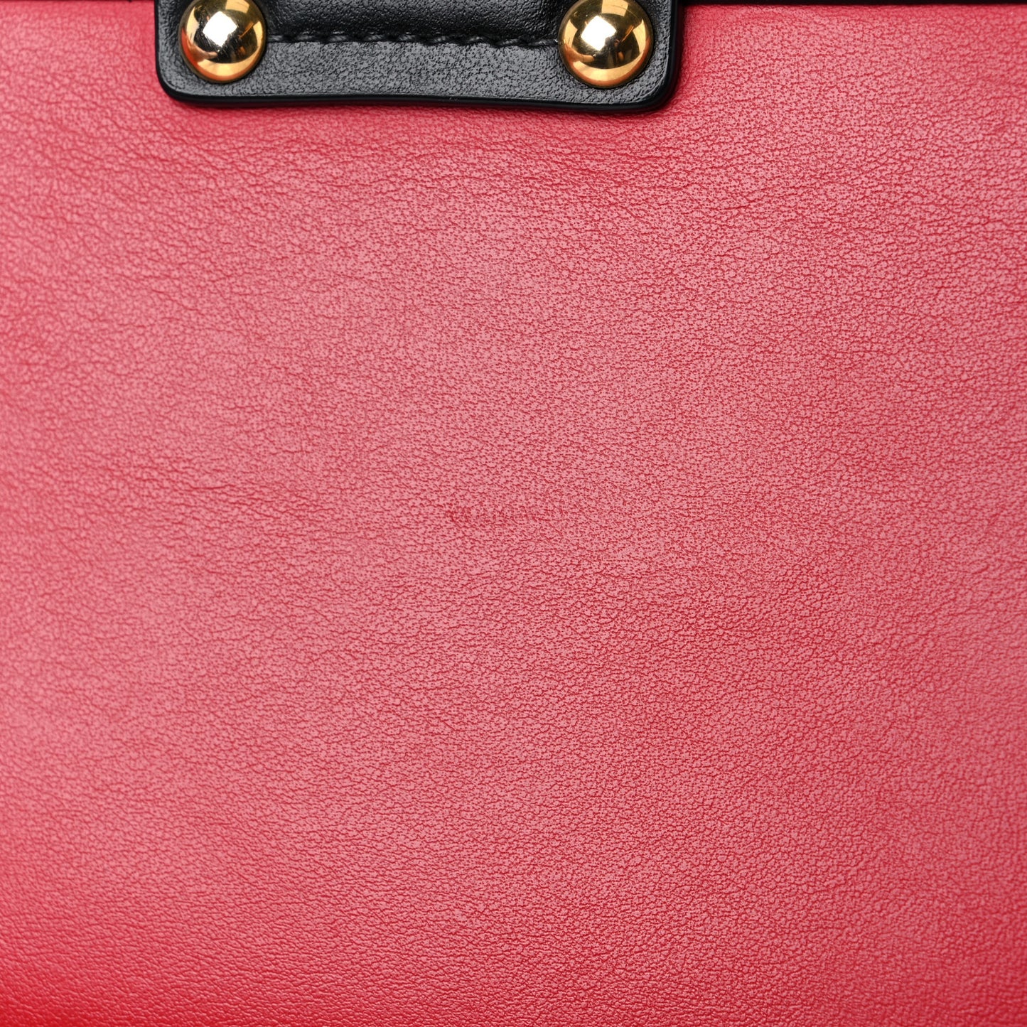 City Calfskin Saffiano Cahier Bag Fuoco Black