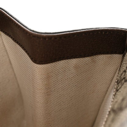 Gucci GG Supreme Monogram Web Small Neo Vintage Double Flap Messenger Bag Beige New Acero 14 of 16