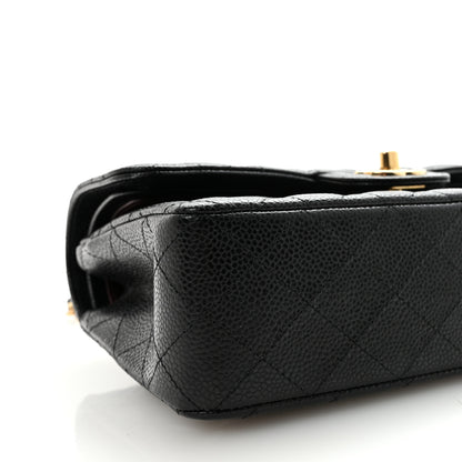 Chanel Caviar Quilted Small Double Flap Black 9 of 11