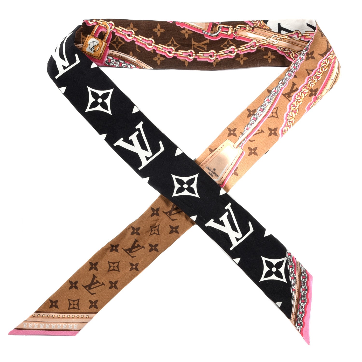 Louis Vuitton Silk Ultimate Monogram BB Bandeau Black 1 of 7