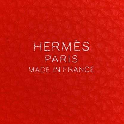 Hermes Taurillon Clemence Picotin Lock 18 PM Rose Texas 6 of 11