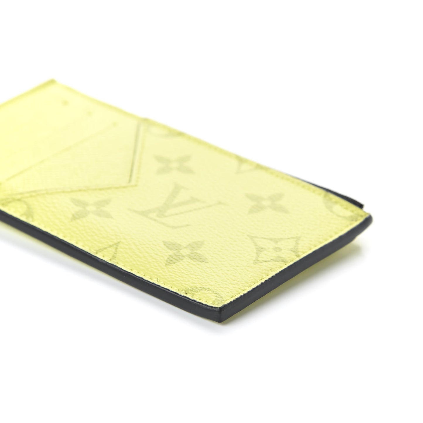 Monogram Taiga Coin Card Holder Yellow