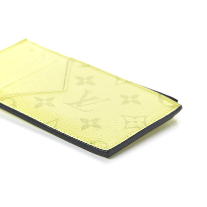 Louis Vuitton Monogram Taiga Coin Card Holder Yellow 7 of 10