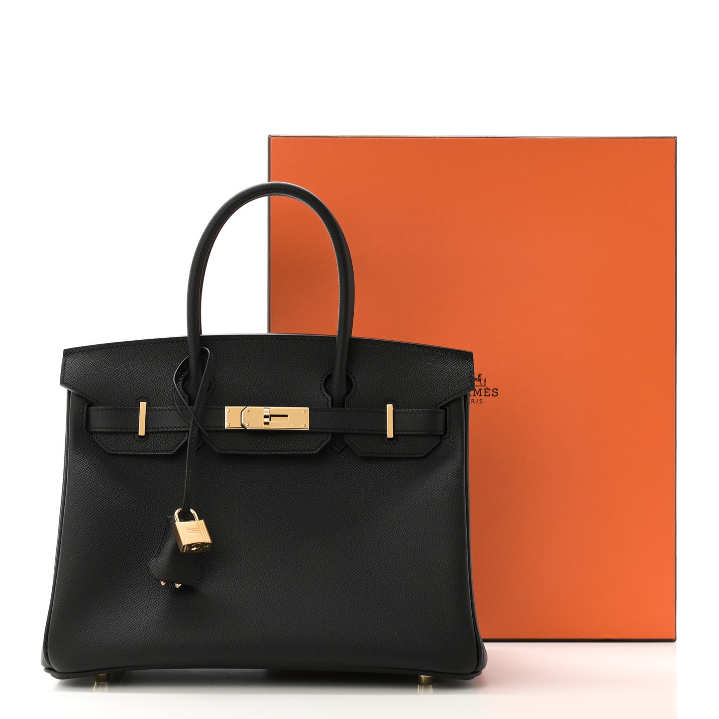 Epsom Birkin 30 Black