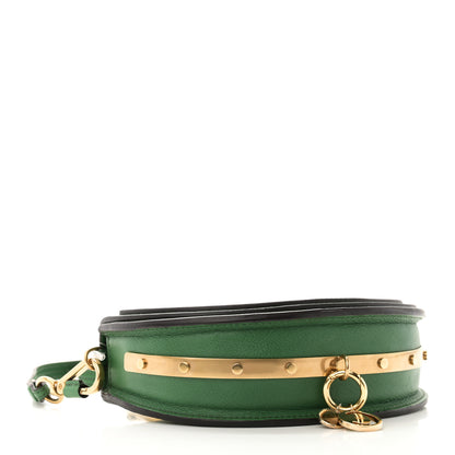 Chloe Calfskin Small Nile Bracelet Minaudiere Bag Deep Pine 4 of 9