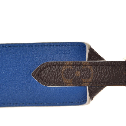 Louis Vuitton Monogram Bandouliere Shoulder Strap Blue 4 of 6