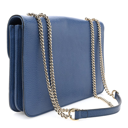 Gucci Dollar Calfskin Interlocking G Shoulder Bag Caspian 2 of 10