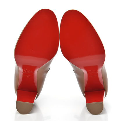 Christian Louboutin Calfskin Adox 85 Ankle Boots 40 Caramel 5 of 8