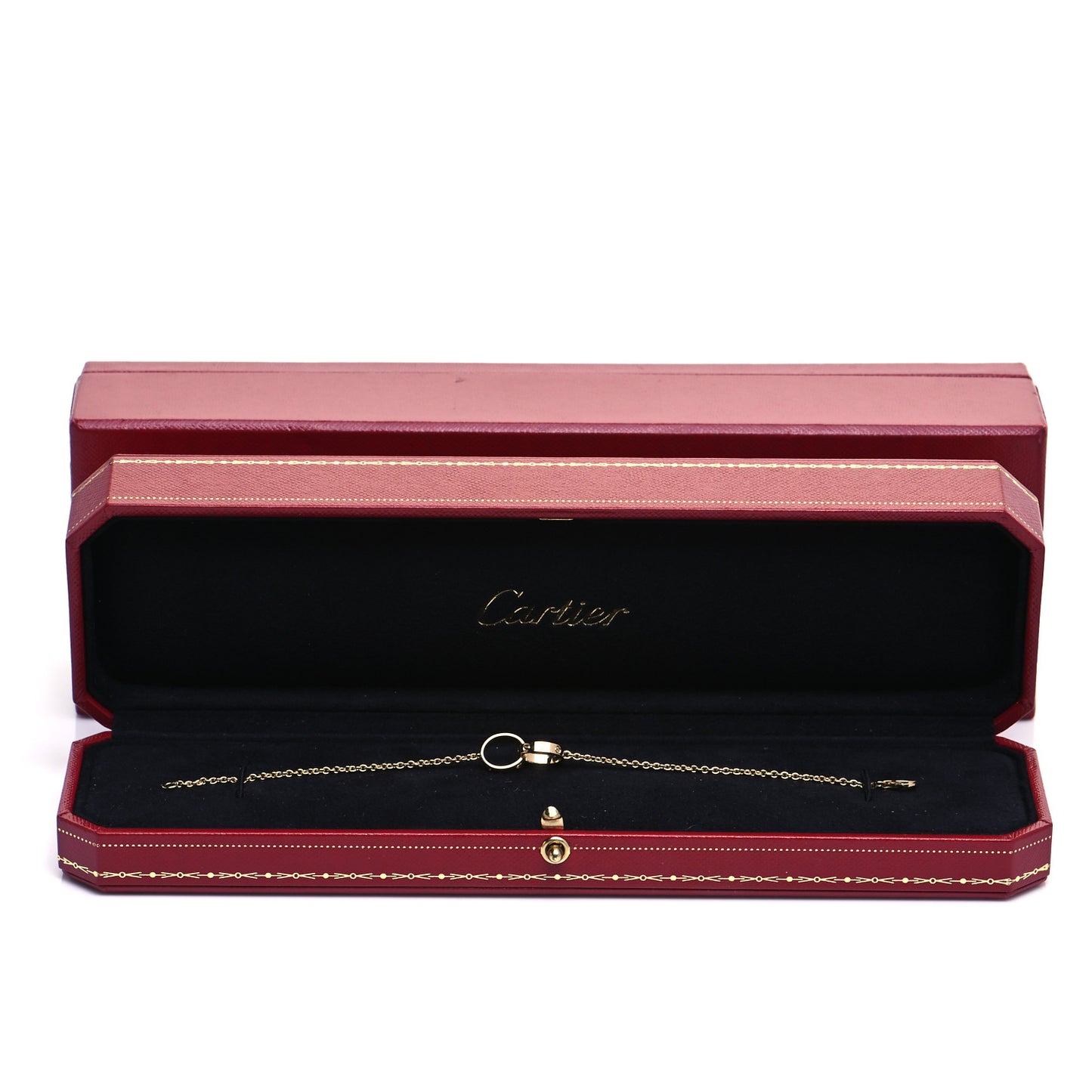 18K Yellow Gold Interlocking LOVE Bracelet