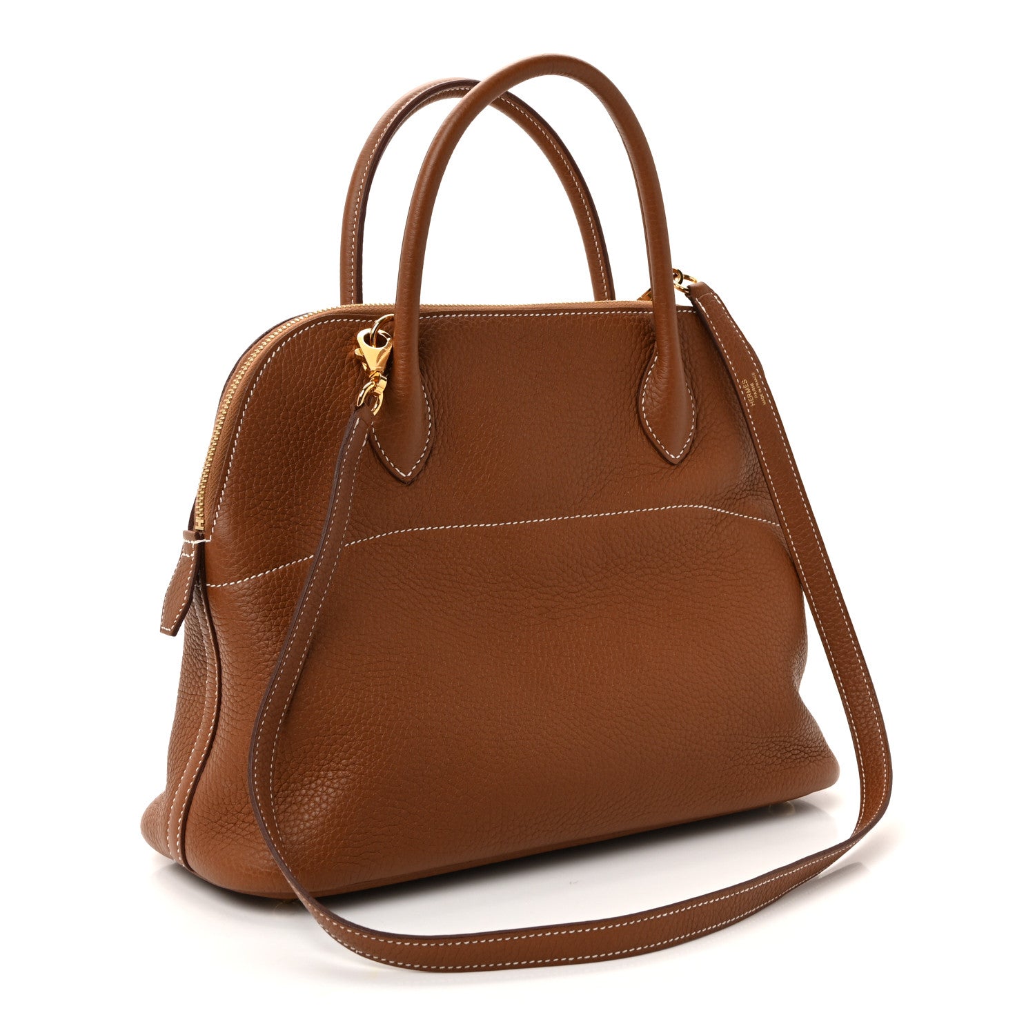 Hermes Taurillon Clemence Bolide 31 Gold 3 of 9