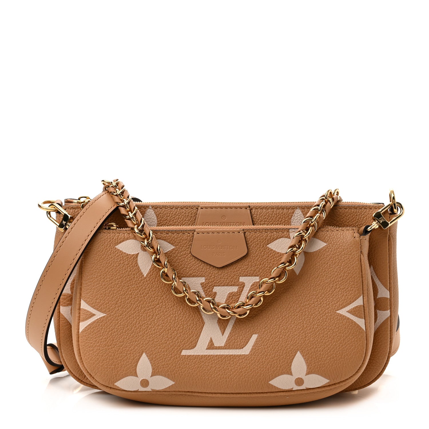 Louis Vuitton Empreinte Monogram Giant Multi Pochette Accessories Arizona Creme 1 of 9