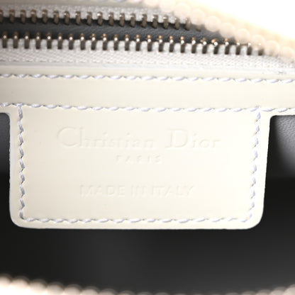 Christian Dior Patent Micro-Cannage Medium Lady Dior White 6 of 10