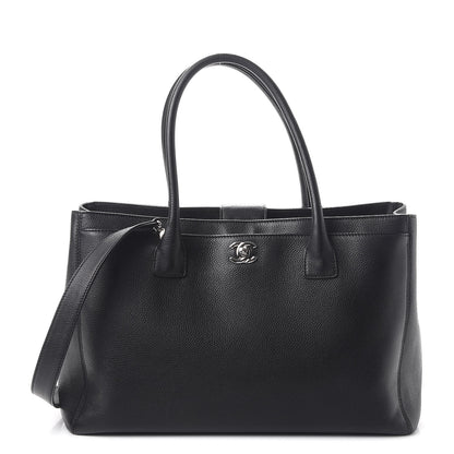 Chanel Calfskin Cerf Executive Shopper Tote Black 1 of 11