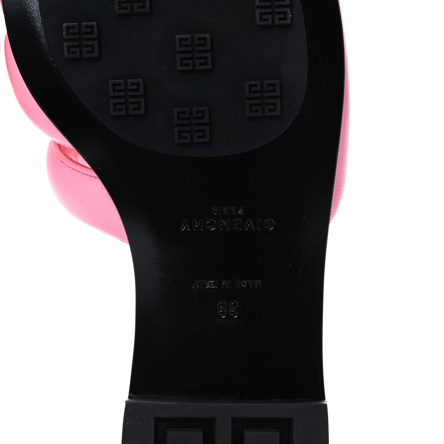 Nappa G Flat Sandals 38 Baby Pink