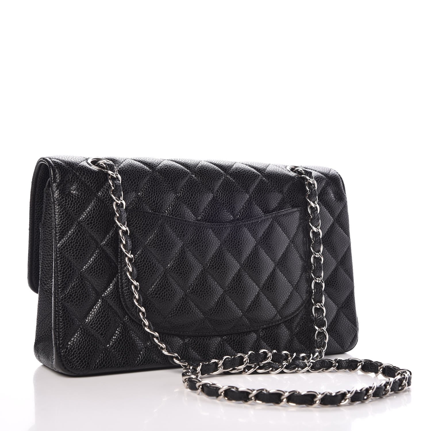 Chanel Caviar Quilted Medium Double Flap Black 4 of 8