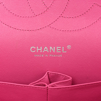Chanel Iridescent Caviar Quilted Jumbo Double Flap Pink 7 of 13