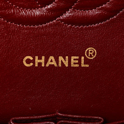 Chanel Lambskin Quilted Medium Double Flap Black 6 of 10