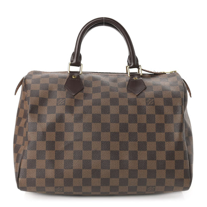 Louis Vuitton Damier Ebene Speedy 30 1 of 9