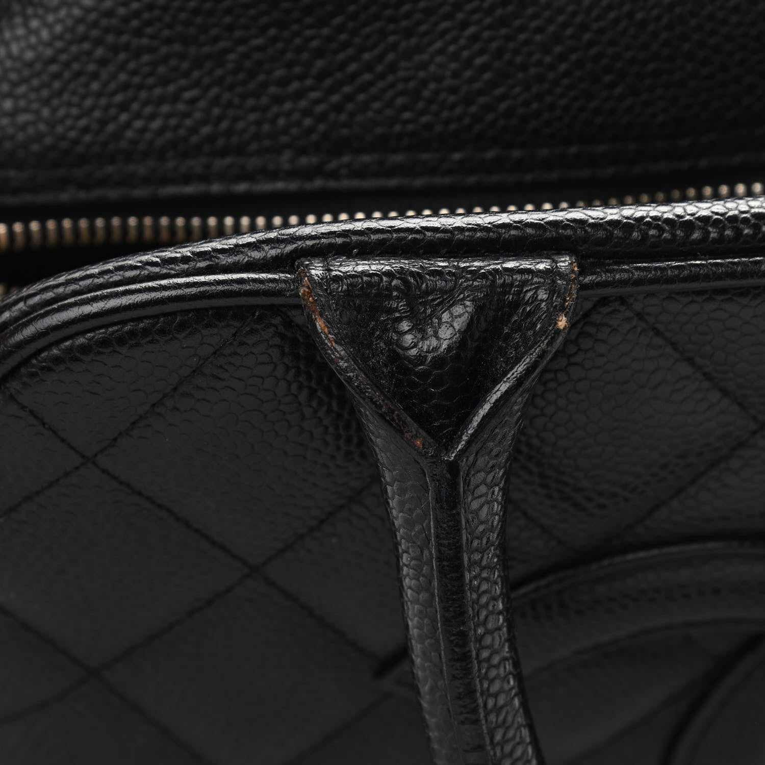 Chanel Caviar Quilted Small Bowler Black 14 of 16