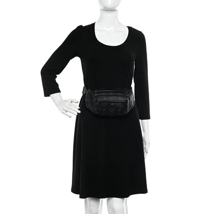 MCM Visetos Small Belt Bag Black 2 of 9