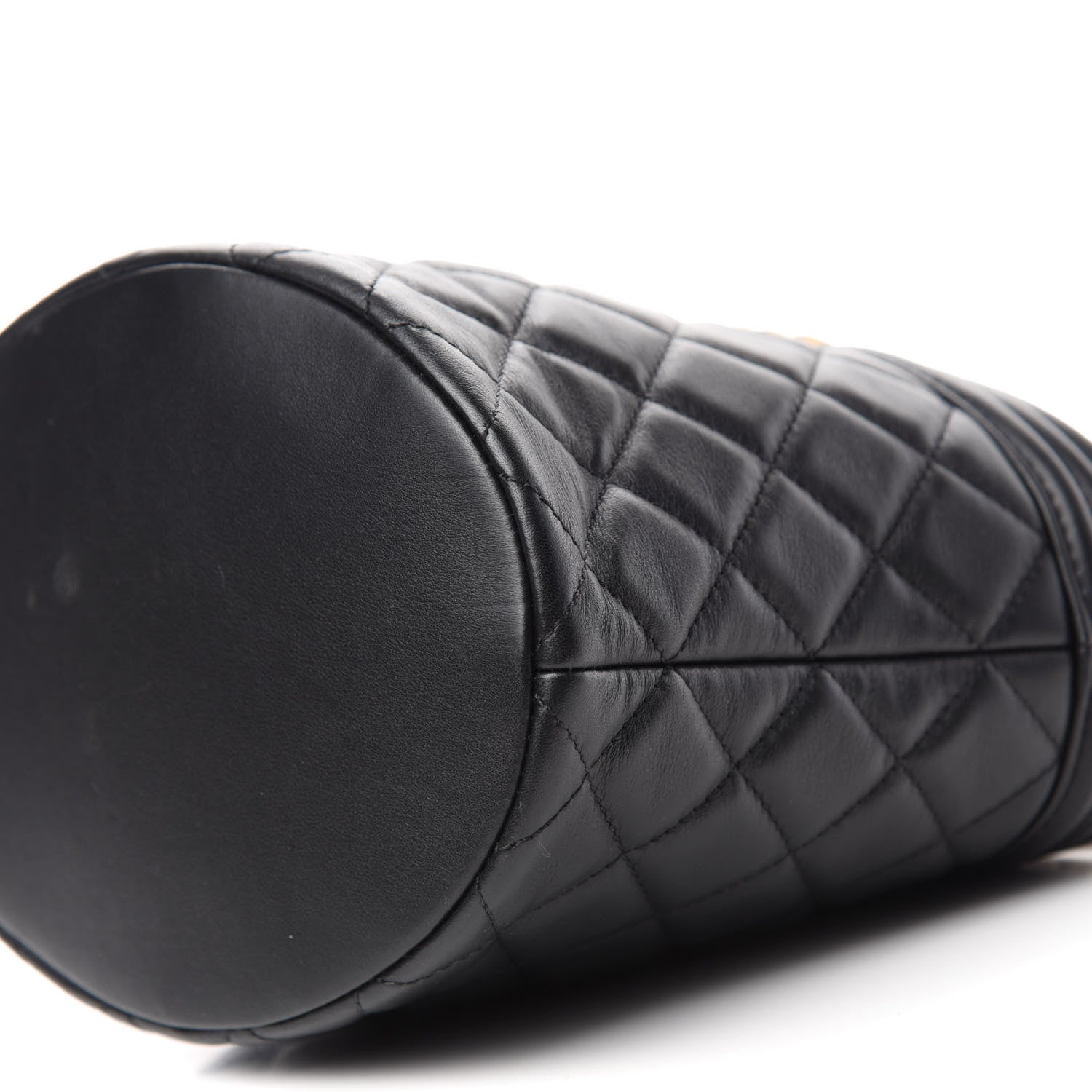Chanel Calfskin Quilted Boy Bucket Bag Black 7 of 11