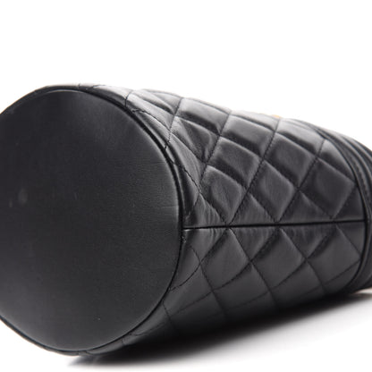 Chanel Calfskin Quilted Boy Bucket Bag Black 7 of 11