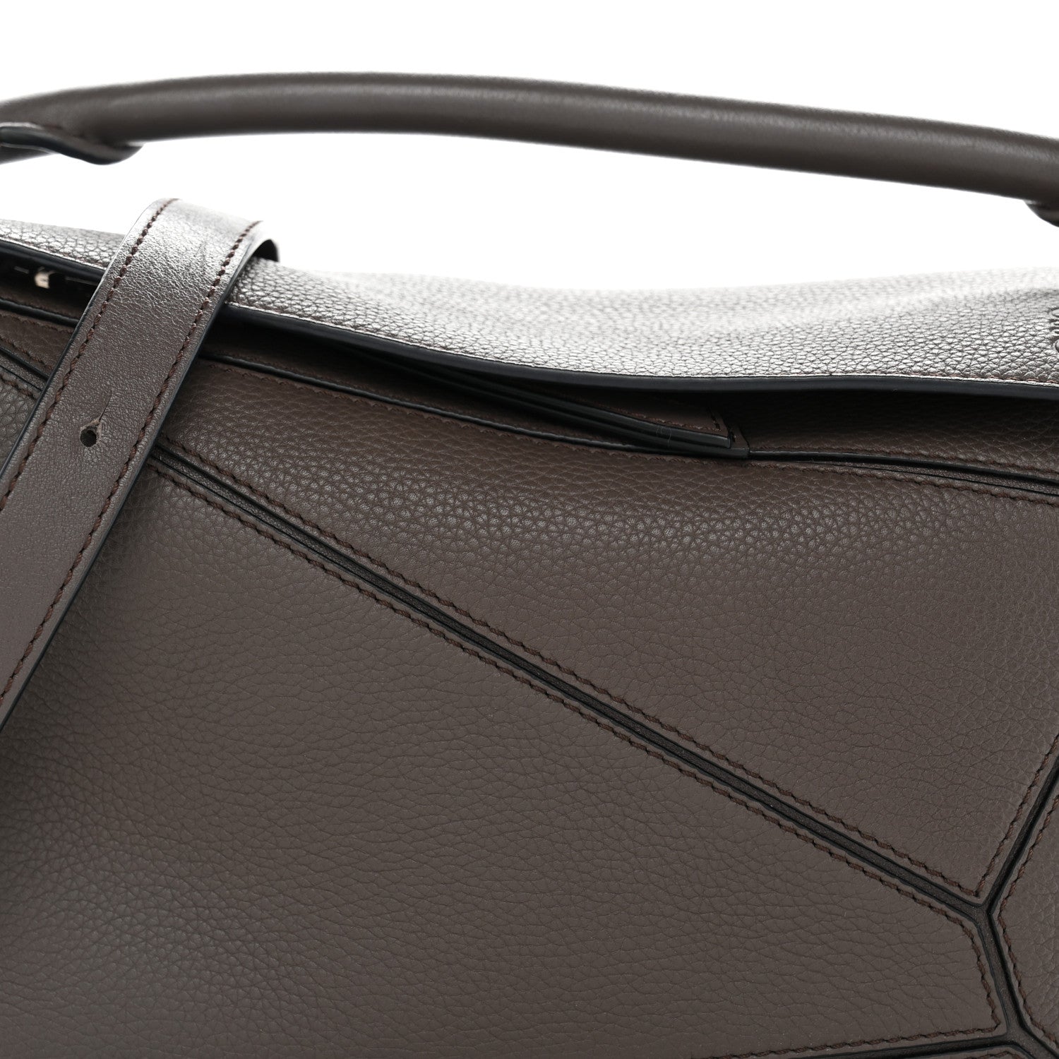 Loewe Calfskin Small Puzzle Bag Dark Taupe 7 of 9