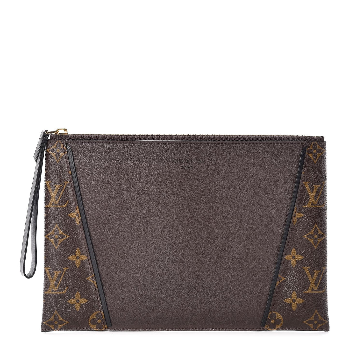 Monogram Veau Cachemire W Pochette Chocolate