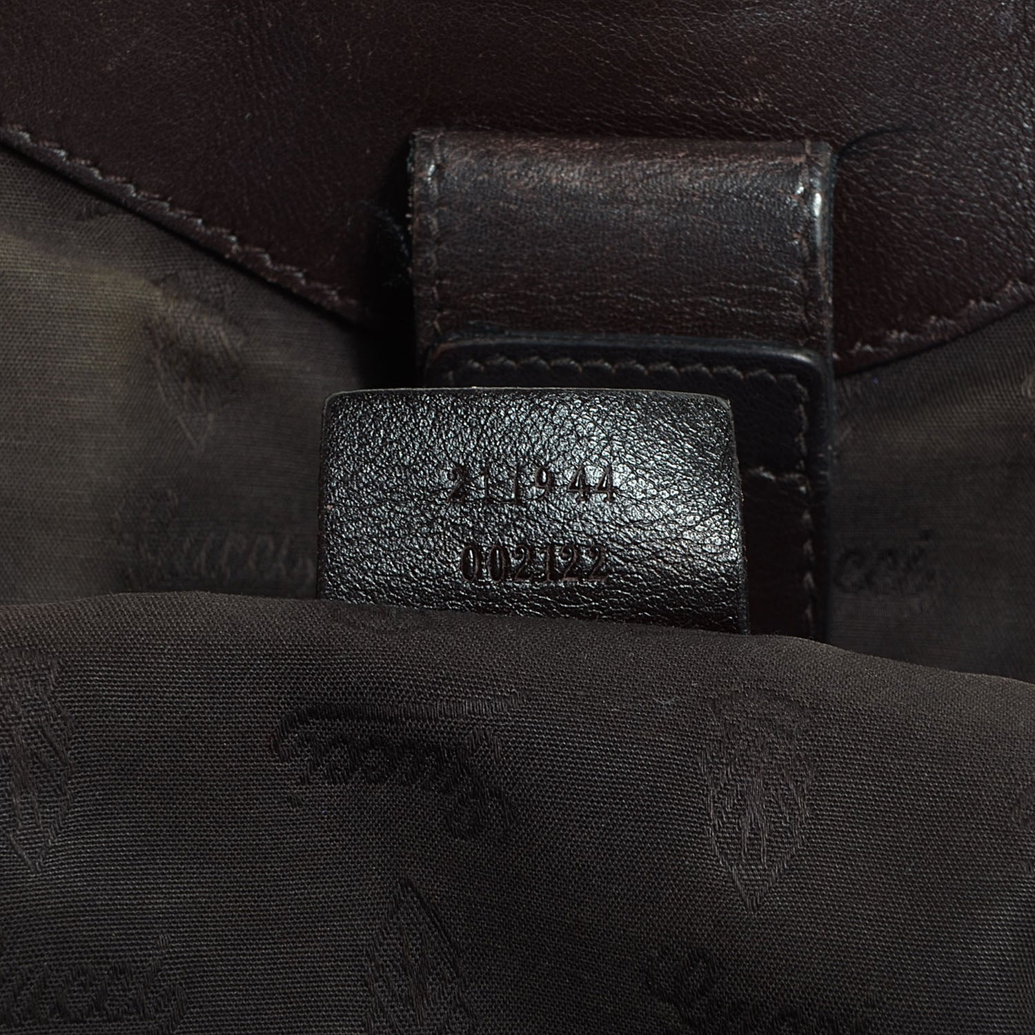 Gucci Guccissima Medium Sukey Tote Chocolate 7 of 7