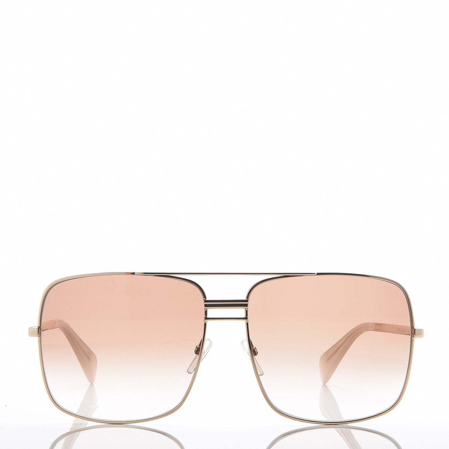 Celine Metal Sunglasses CL 41808/S Gold 2 of 7