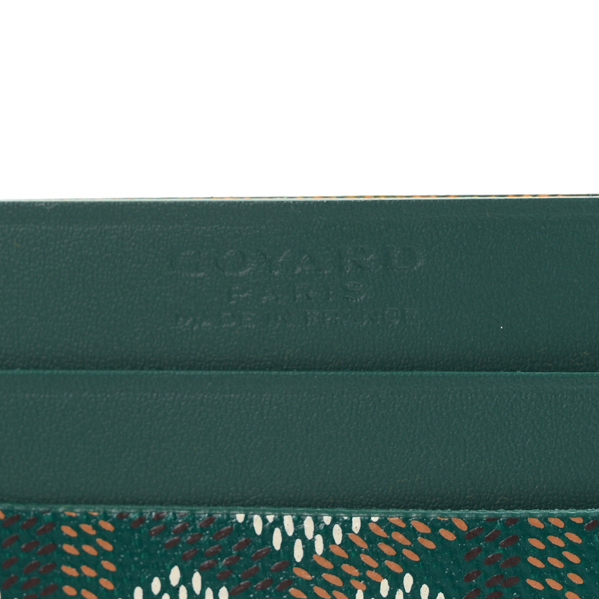 Goyard Goyardine Saint Sulpice Card Holder Green 6 of 7