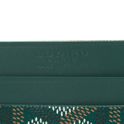 Goyard Goyardine Saint Sulpice Card Holder Green 6 of 7