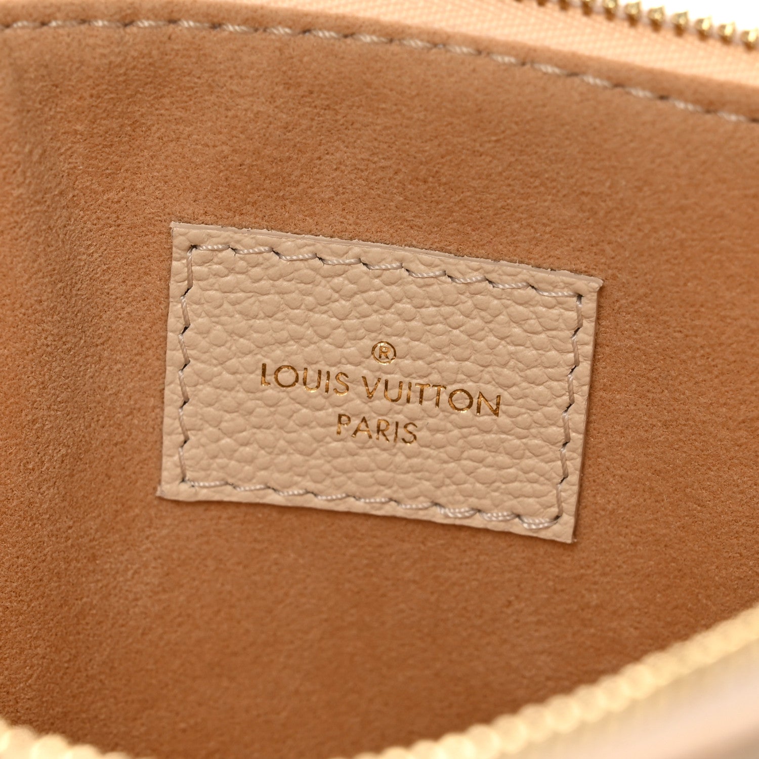 Louis Vuitton Empreinte Monogram Giant Multi Pochette Accessories Mini Pochette Cream 5 of 6