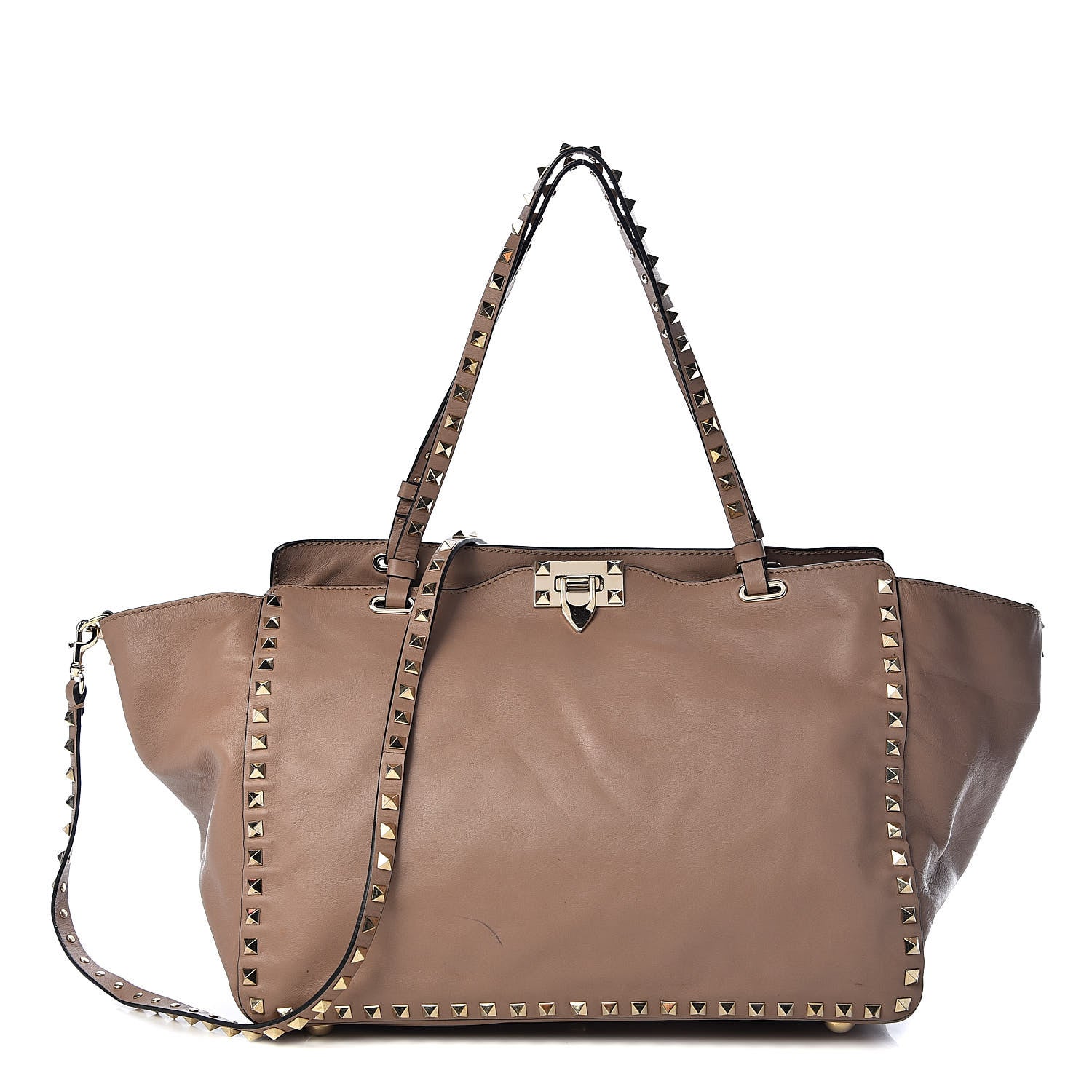 Valentino Garavani Vitello Medium Rockstud Tote Alpaca 1 of 21