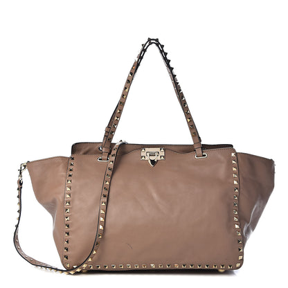 Valentino Garavani Vitello Medium Rockstud Tote Alpaca 1 of 21