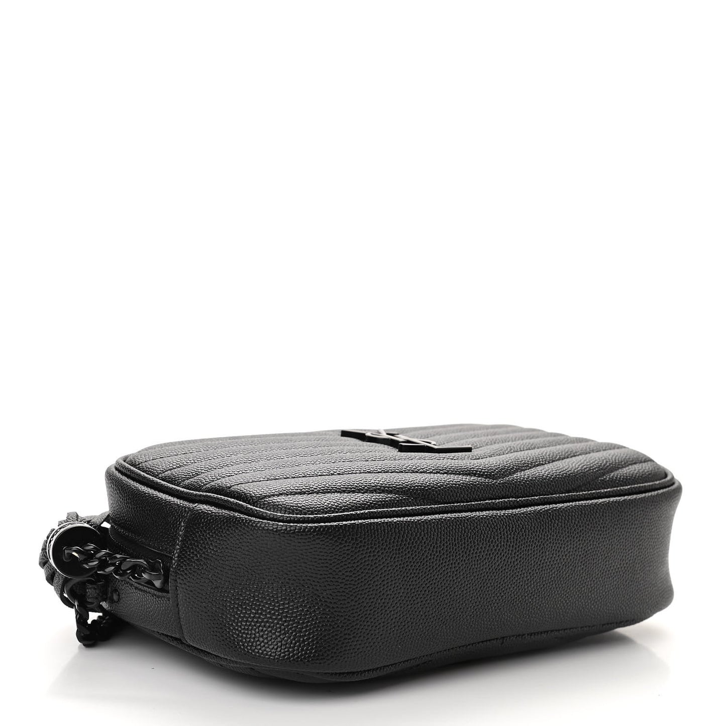Grain De Poudre Matelasse Monogram Mini Lou Camera Bag Black