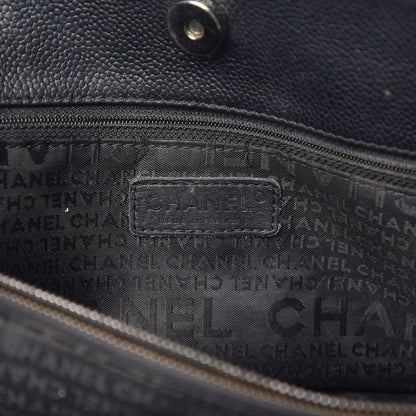 Chanel Caviar Square Stitched Tote Black 4 of 9