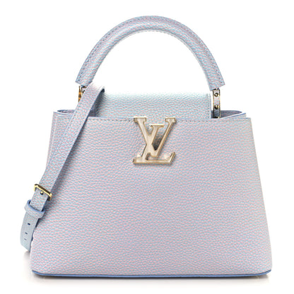 Louis Vuitton Taurillon Summer Stardust Capucines BB Lilas Purple 1 of 9