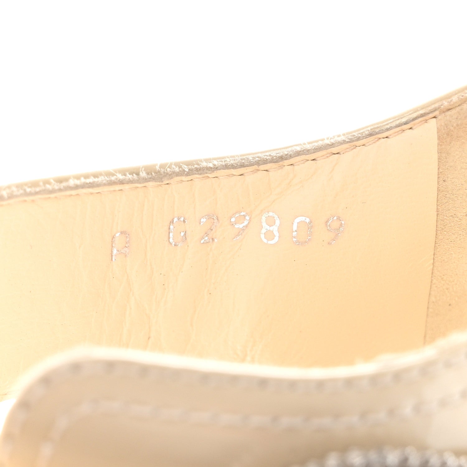 Chanel Patent Crystal CC Sandals 41 Beige Clair 8 of 12