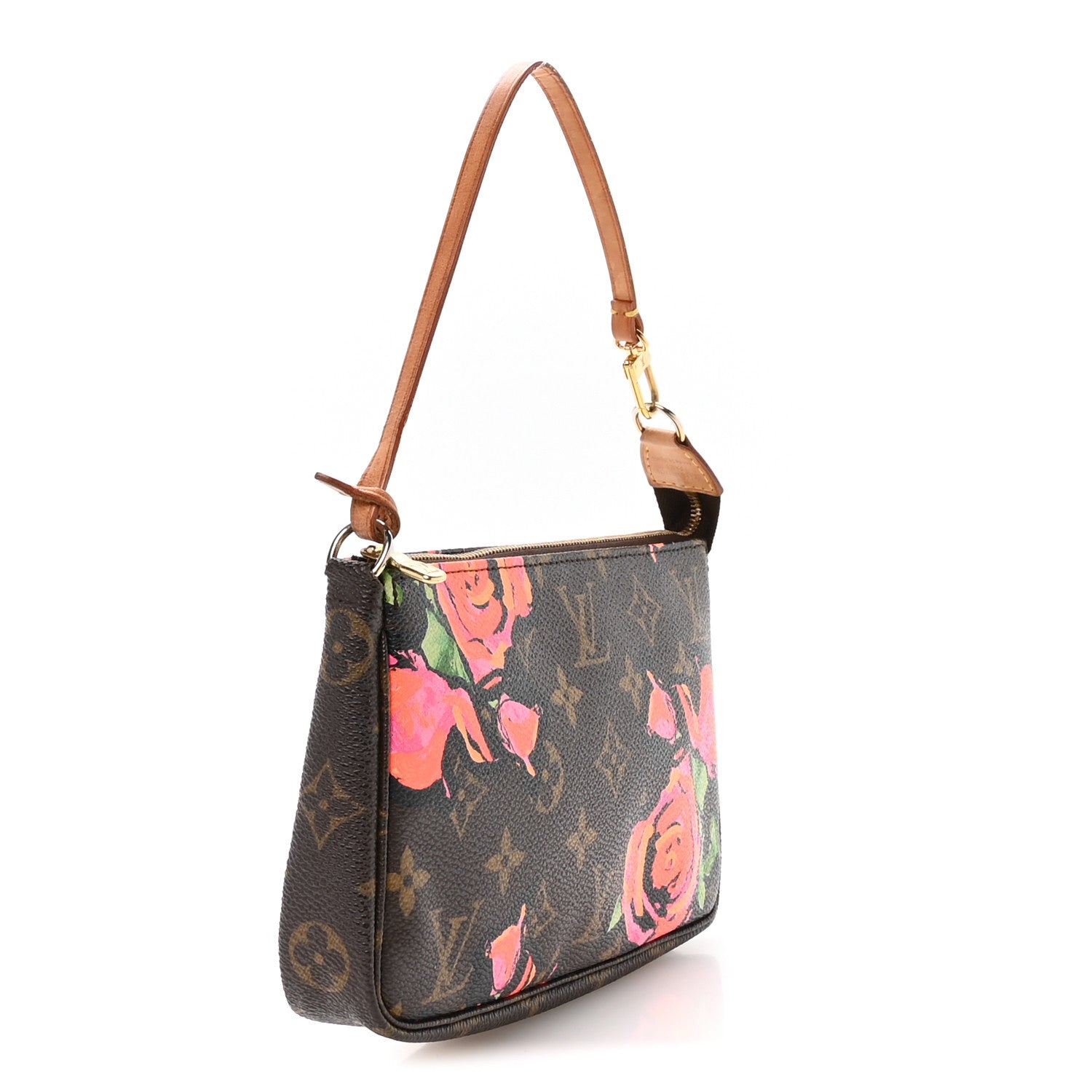 値下げLouis Vuitton Roseポシェット Authentic Louis Vuitton Rose Pop Hot Pink LV Monogram Cles Case