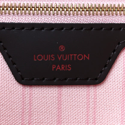 Louis Vuitton Damier Ebene Neo Neverfull MM Rose Ballerine 7 of 12
